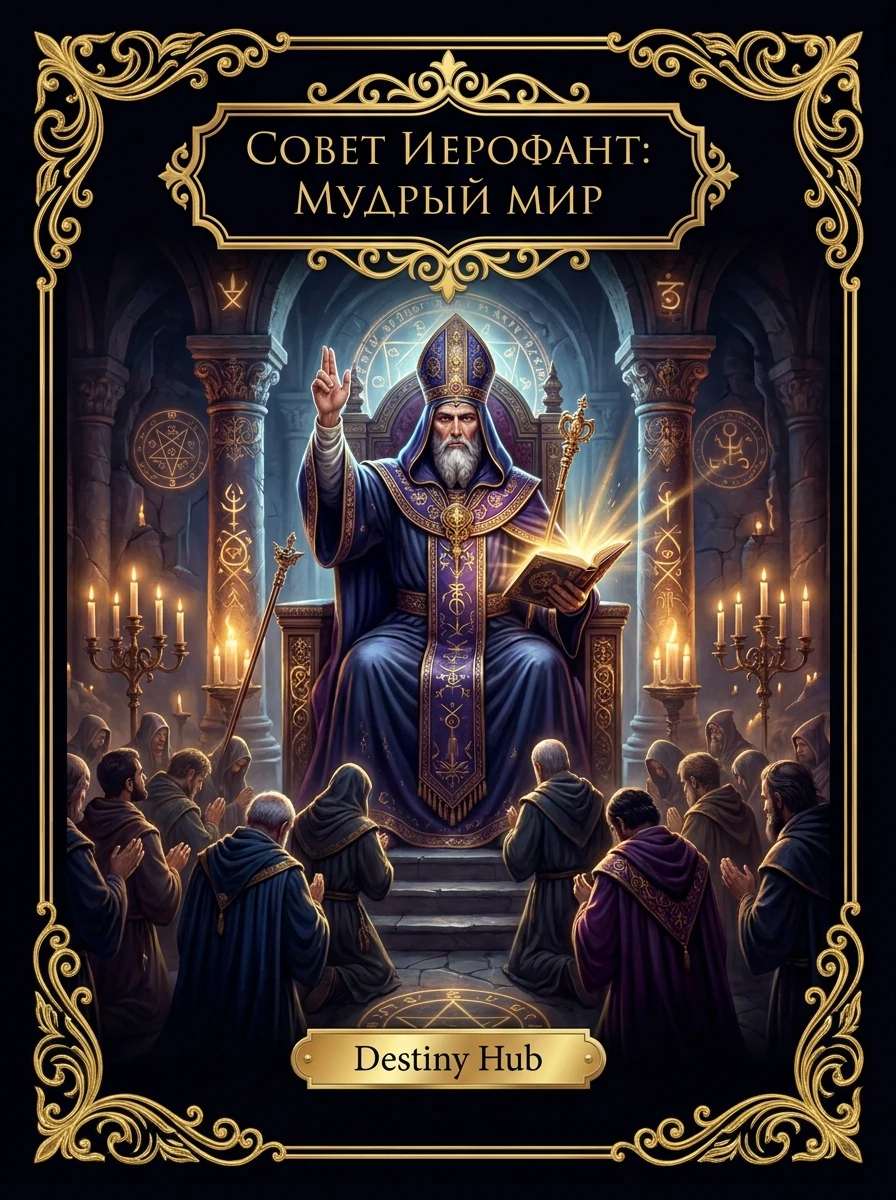 Аркан Иерофант (V) — Значение и Толкование в Таро — эзотерическая карточка 3:4
